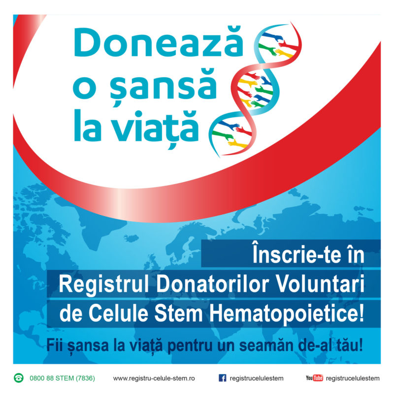 România are nevoie de campanii de informare privind donarea de celule stem, afirmă autorităţile
