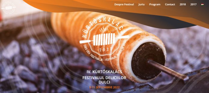 Un kurtoskalacs de 15 metri, la Festivalul Deliciilor Dulci de la Sf. Gheorghe