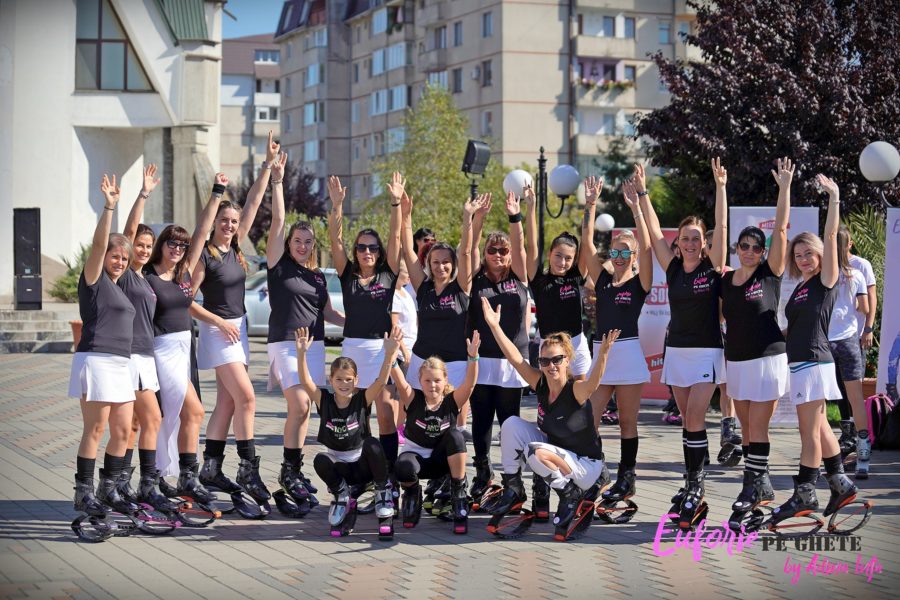 Euforie pe ghete Kangoo Jumps, sâmbătă, la Reghin