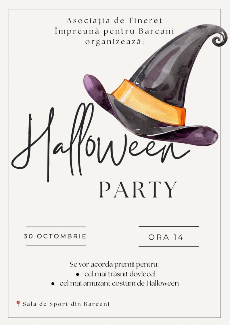 Bal mascat de Halloween în Covasna