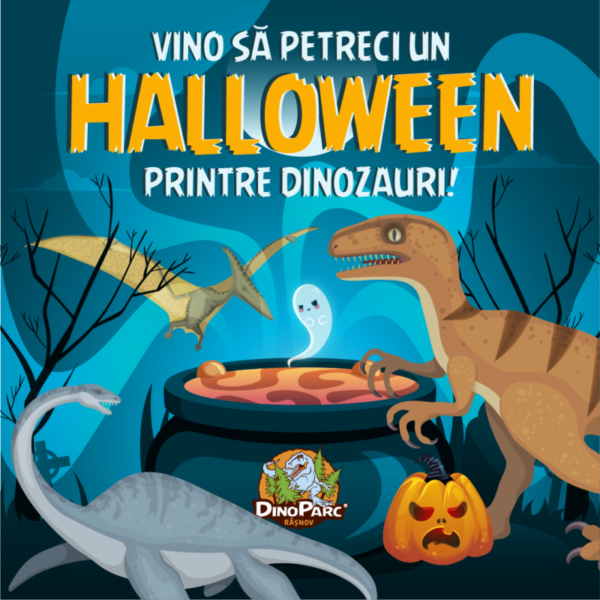 Fantome, lilieci și vrăjitoare, de Halloween, la Dino Park Râșnov