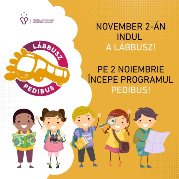 Programul Pedibus, lansat şi la Miercurea-Ciuc