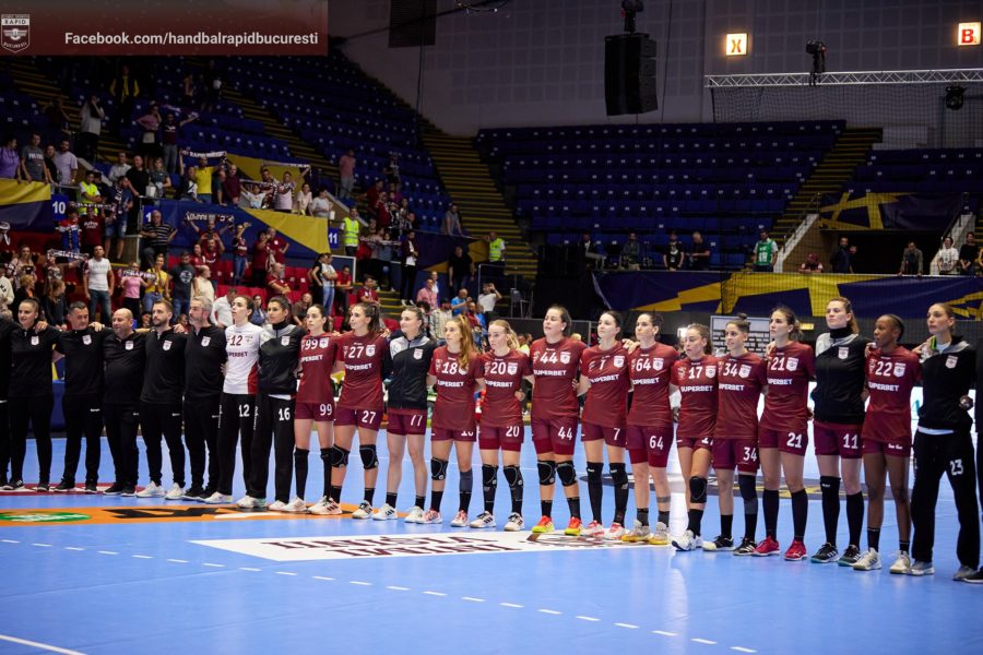 Rapid București, o nouă victorie în Liga Campionilor la handbal