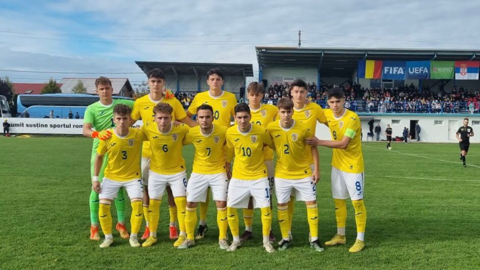 Fotbal amical U18: România – Macedonia de Nord 1-1