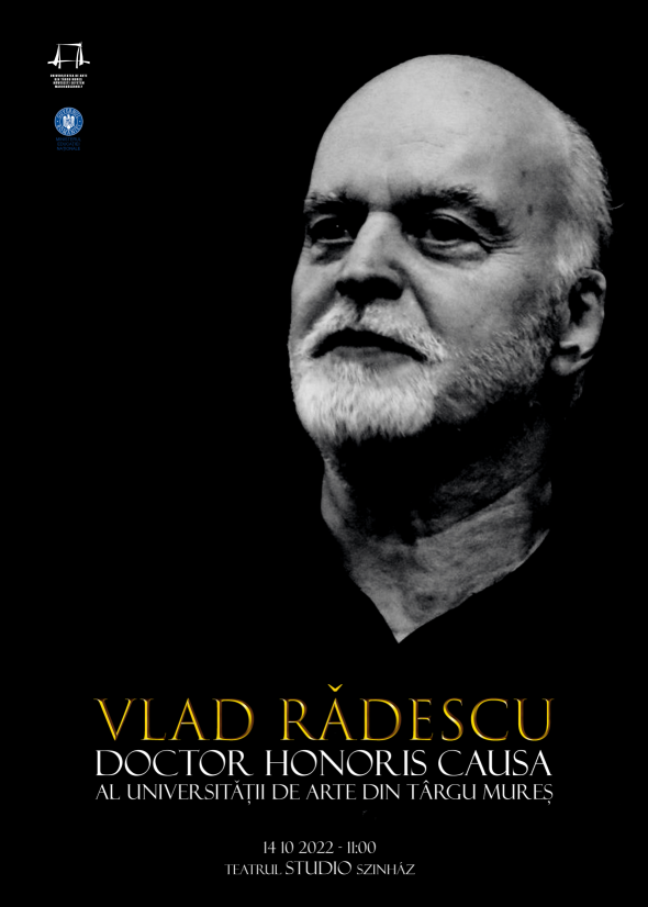 Vlad Rădescu va primi titlul “Doctor Honoris Causa” la UAT Târgu Mureș