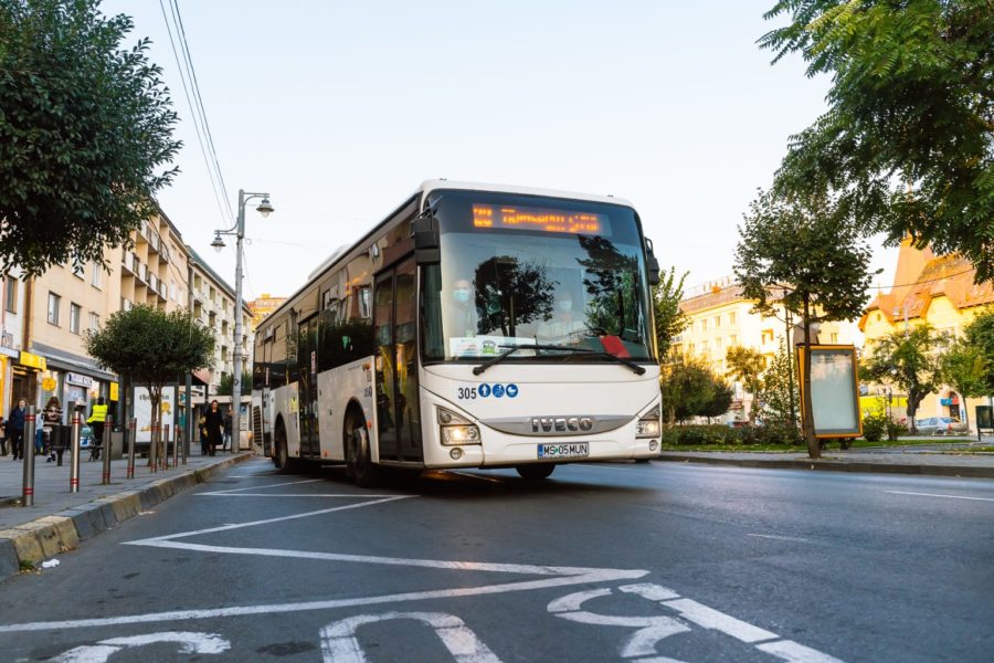 Transportul local din Târgu Mureș este vizibil pe Google Maps