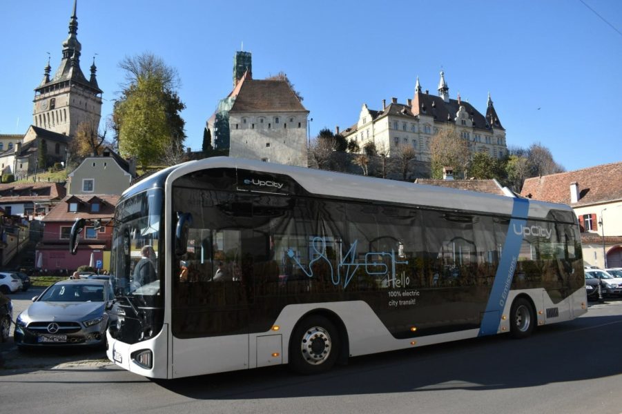 Sighișoara va avea primele autobuze electrice