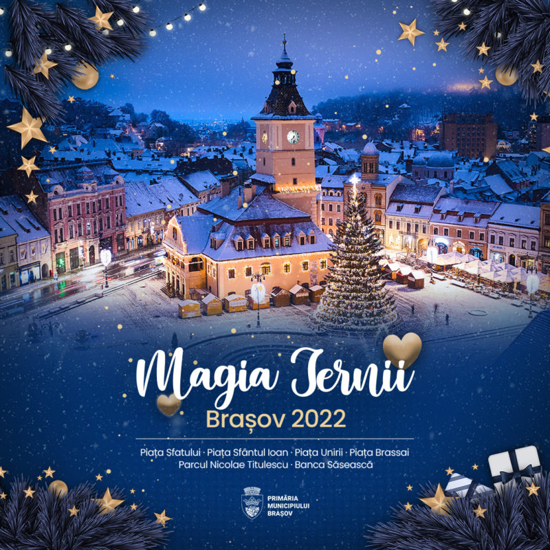 Un milion de luminițe vor împodobi Brașovul, de sărbători