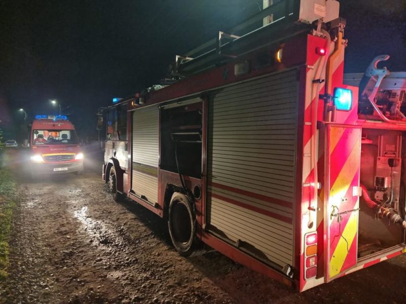 Bărbat decedat într-un incendiu produs în Mureș
