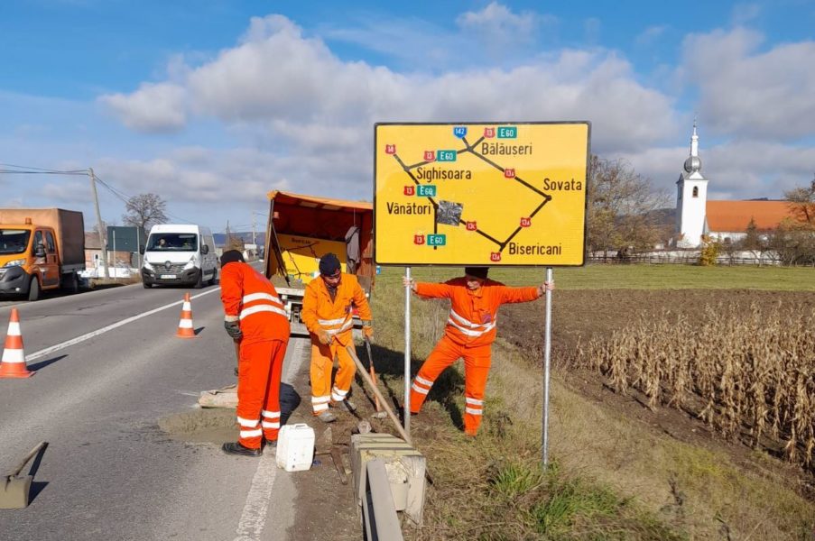 Restricție de circulație în zona localității Vânători, jud. Mureș