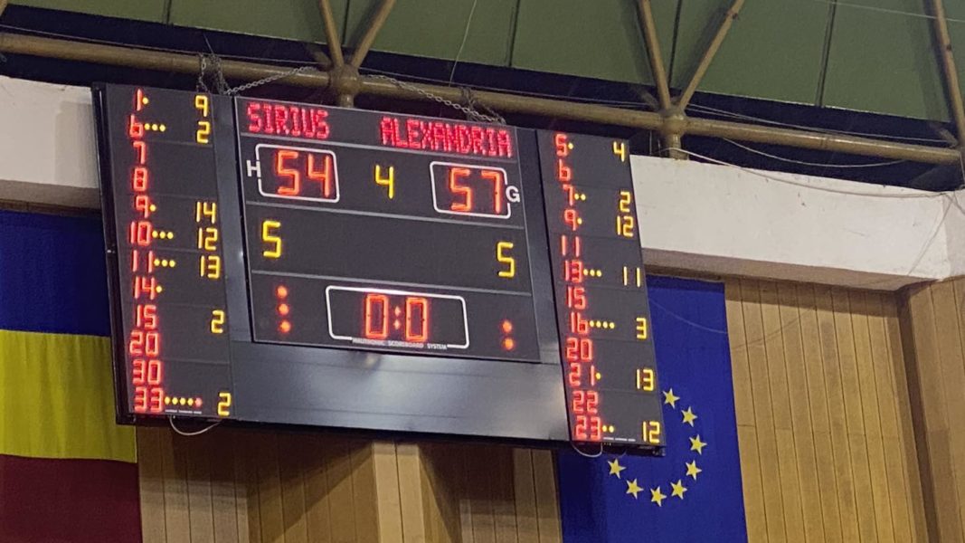 BC Sirius, învinsă… dar calificată la turneul final!