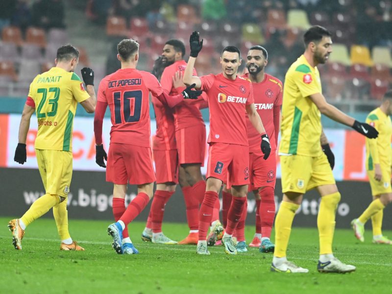 FCSB a făcut golaveraj cu CS Mioveni: 5-1