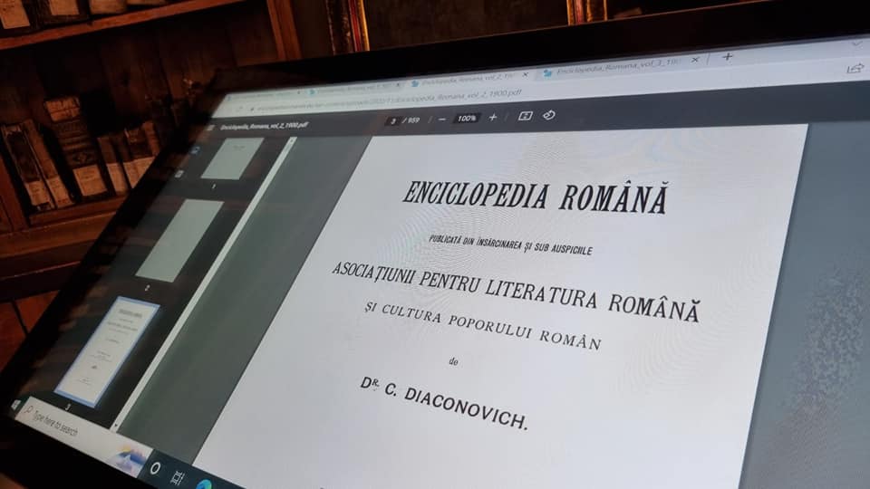 Biblioteca ‘ASTRA’ Sibiu a publicat prima enciclopedie română pe site-ul enciclopediaromaniei.eu