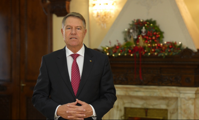 Mesajul de Crăciun al președintelui Klaus Iohannis