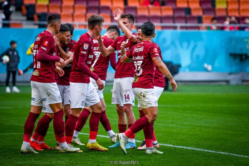 Rapid revine pe podium în Superliga de fotbal Rapid revine pe podium în Superliga de fotbal