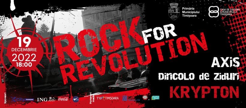 La Timișoara continuă, astăzi, manifestările dedicate împlinirii a 33 de ani de la Revoluţia din 1989