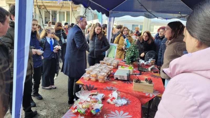 Târg caritabil de Crăciun, în curtea Inspectoratului Școlar Mureș