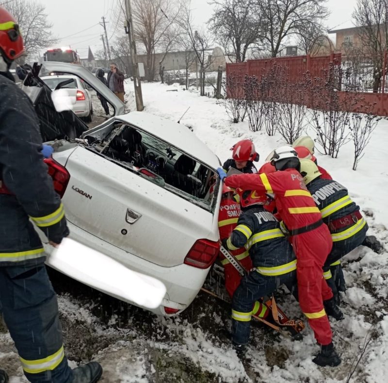 Accident cu victime în localitatea mureșeană Nicolești