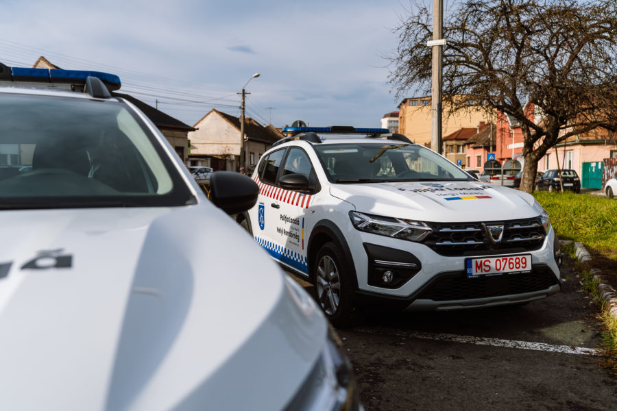 Autoturisme noi și camere de supraveghere pentru Poliția Locală Tg. Mureș