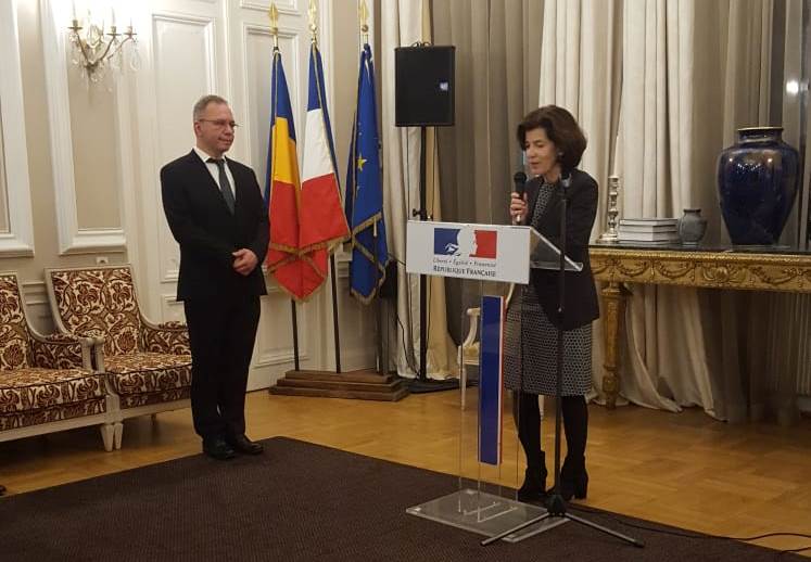 Colegul nostru Ionuţ-Şerban Jugureanu, decorat de statul francez