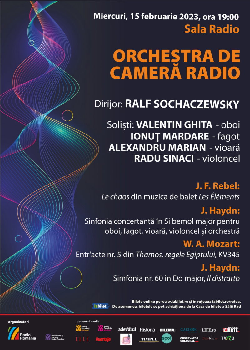 Dirijorul german Ralf Sochaczewsky: de la barocul francez la clasicismul austriac, concert la Sala Radio