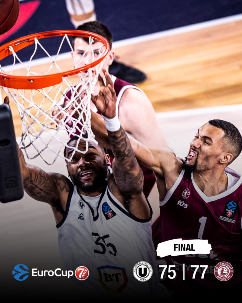 Baschetbaliștii clujeni, învinși de Lietkabelis