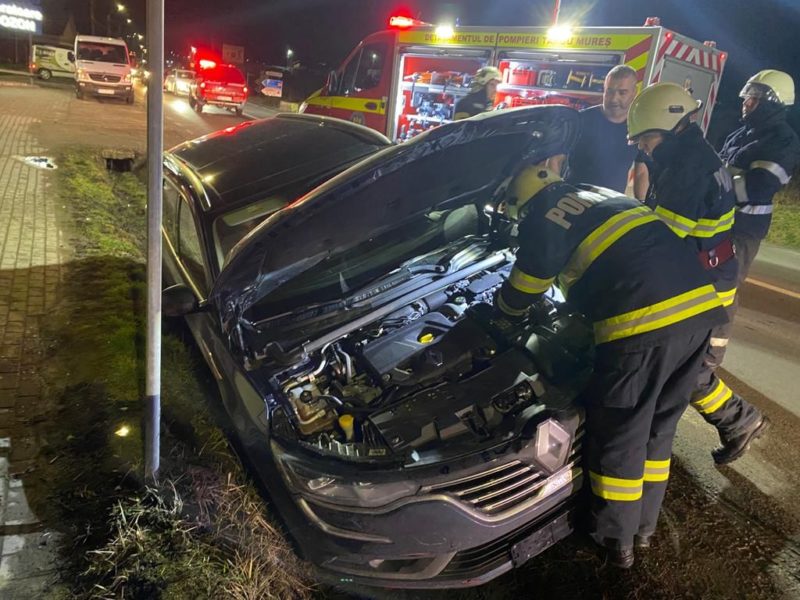 Trafic îngreunat, din cauza unui accident, în județul Mureș