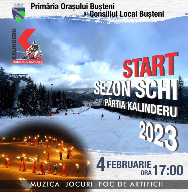 La Buşteni are loc o ceremonie care va marca deschiderea oficială a sezonului de schi pe pârtia Kalinderu 1