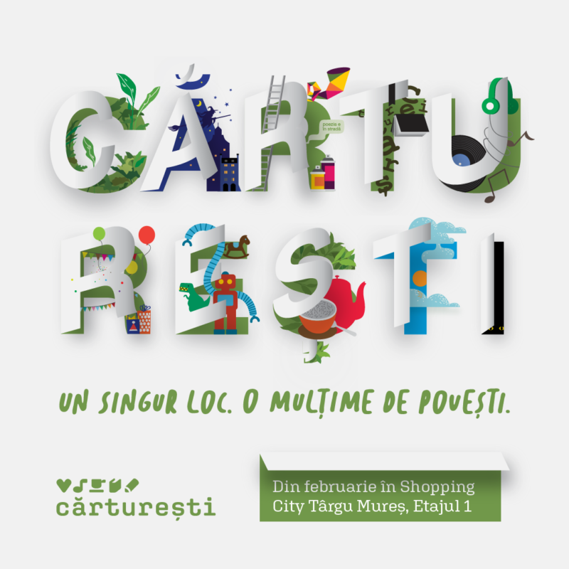 Se deschide prima librărie Cărturești din Târgu Mureș