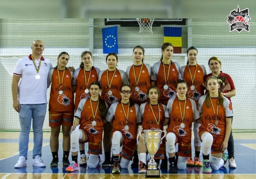 Gladius Tg.Mureș, vicecampioană a României la baschet U16