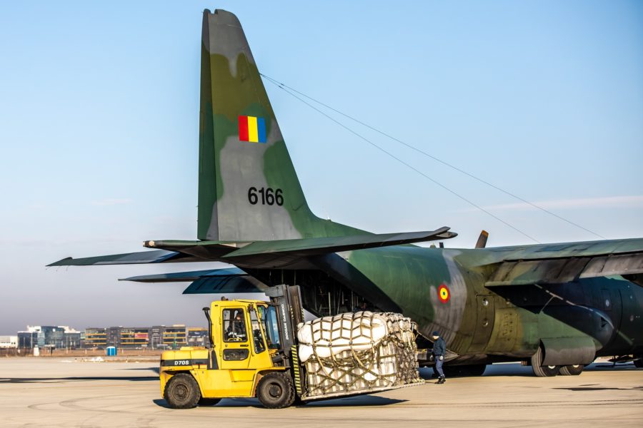 Misiune de zbor umanitar cu trei aeronave ale Forțelor Aeriene Române, în sprijinul populației afectate de cutremurele din Turcia și Siria