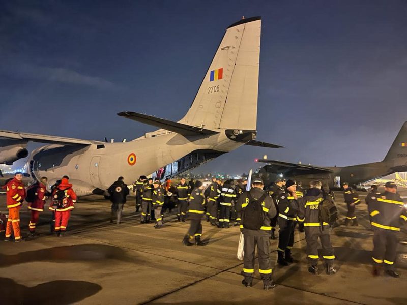 Echipa de sprijin din România a ajuns în provincia turcească Hatay