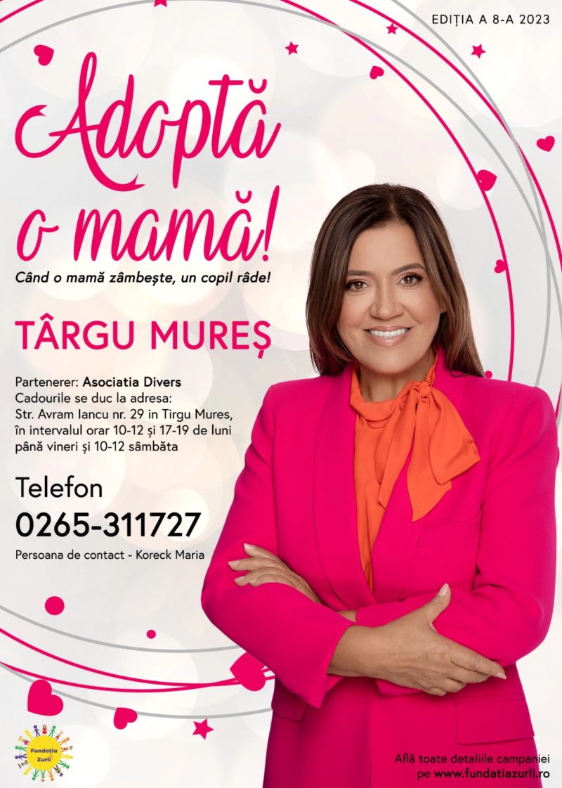 Mureșenii sunt invitați să ”adopte” o mamă.