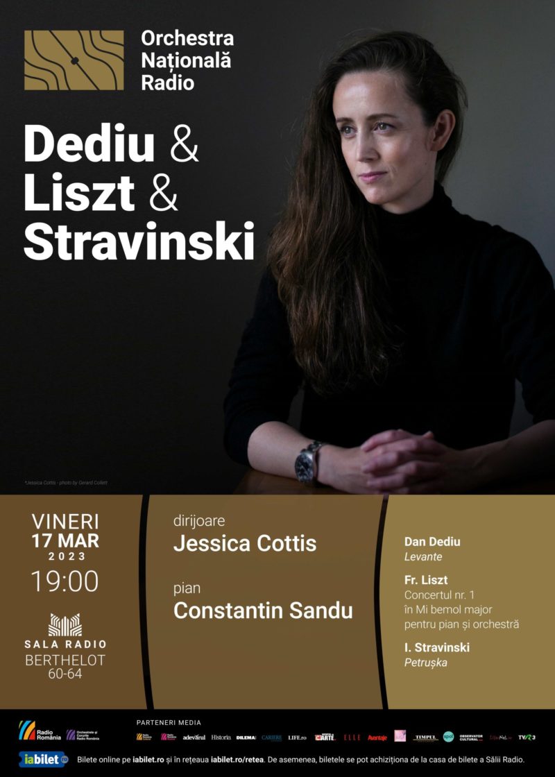 Jessica Cottis, dirijoarea Orchestrei Simfonice din Canberra, invitată la Sala Radio