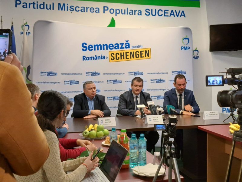 Petiţie iniţiată de europarlamentarul Eugen Tomac – „România merită în Schengen”