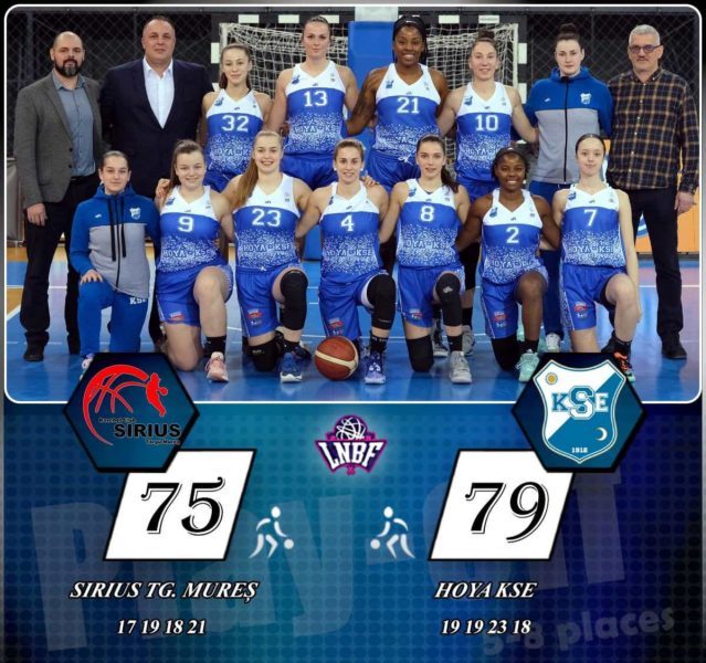 Sirius, locul 8 final la baschet feminin