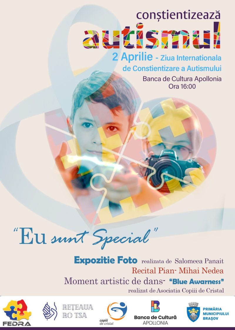 Ziua Internațională de Conștientizare a Autismului, marcată la Brașov și în acest an