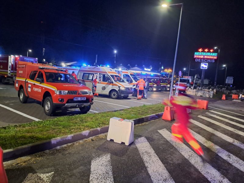 Sibiu – 33 minori și 1 adult au ajuns la spital după un accident