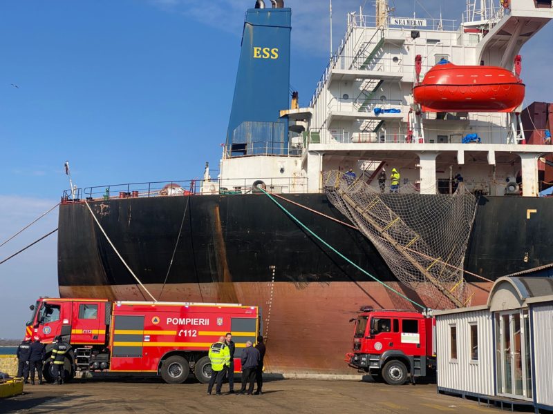 UPDATE – Constanţa: Trei răniţi după o explozie la Şantierul Naval Midia