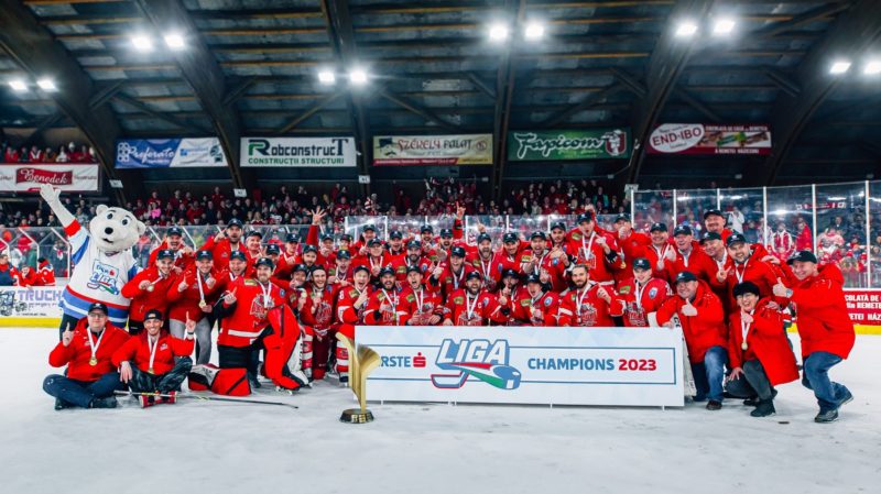 Hocheiștii din Gheorgheni, campioni în Erste Liga