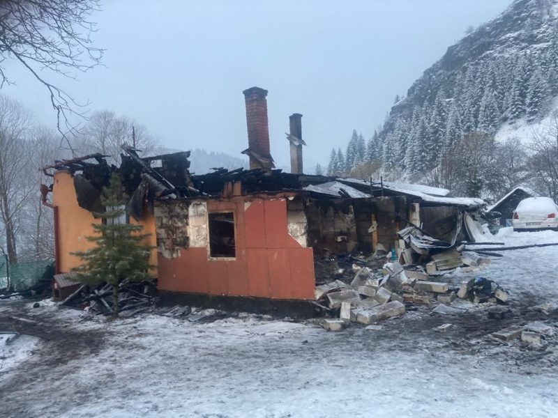 Bărbat, decedat într-un incendiu produs în comuna Stânceni