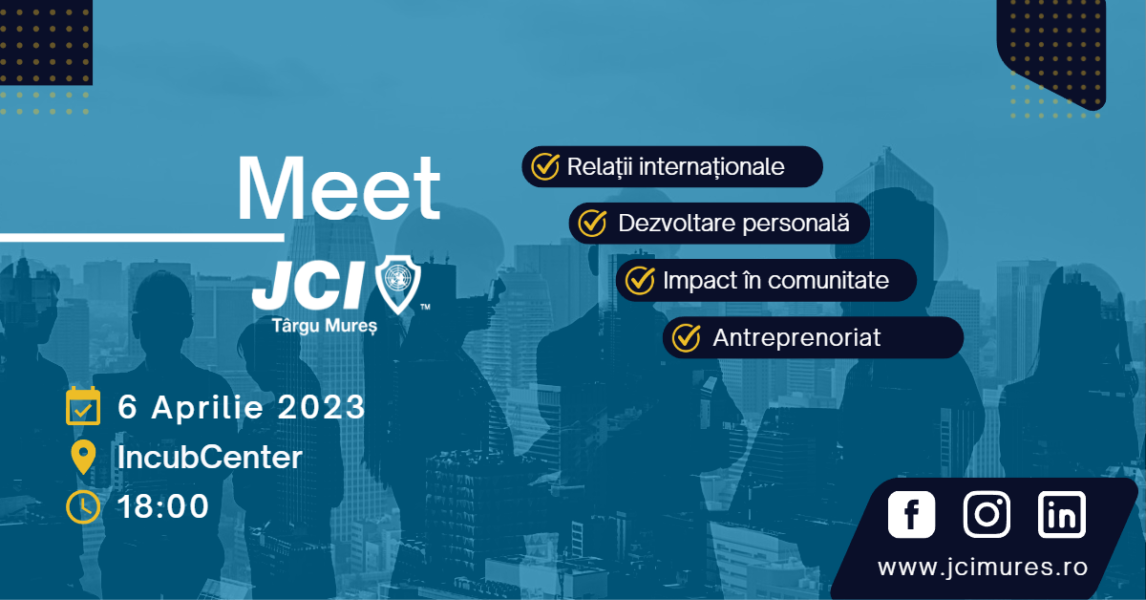 JCI Târgu Mureș se prezintă în fața tinerilor
