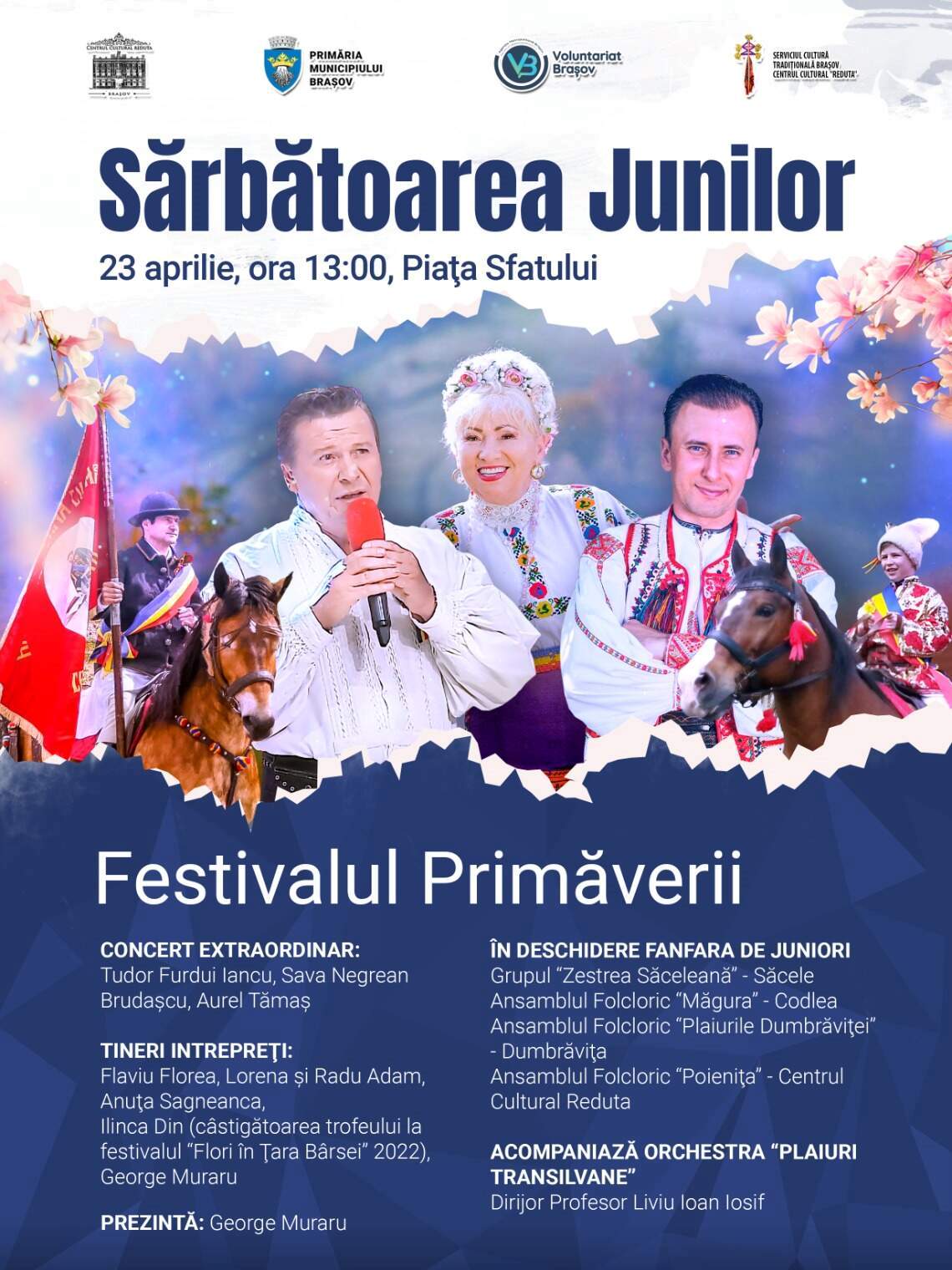 Trei târguri şi spectacole folclorice, în centrul Braşovului