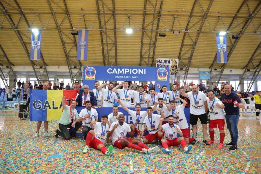 Gălățenii, din nou campioni ai României la futsal