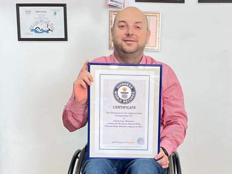 Braşoveanul Ciprian Lupu a intrat în Cartea Recordurilor
