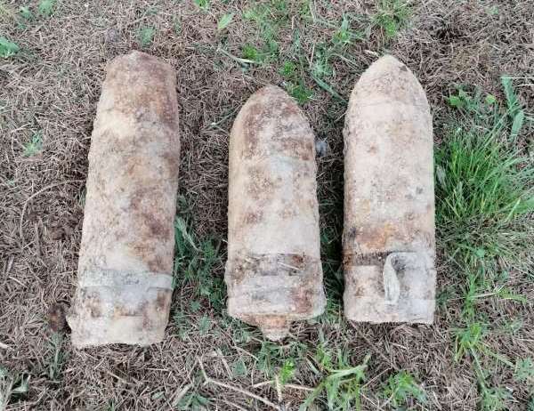 Muniţie neexplodată găsită de un localnic în curte, la Miercurea-Ciuc