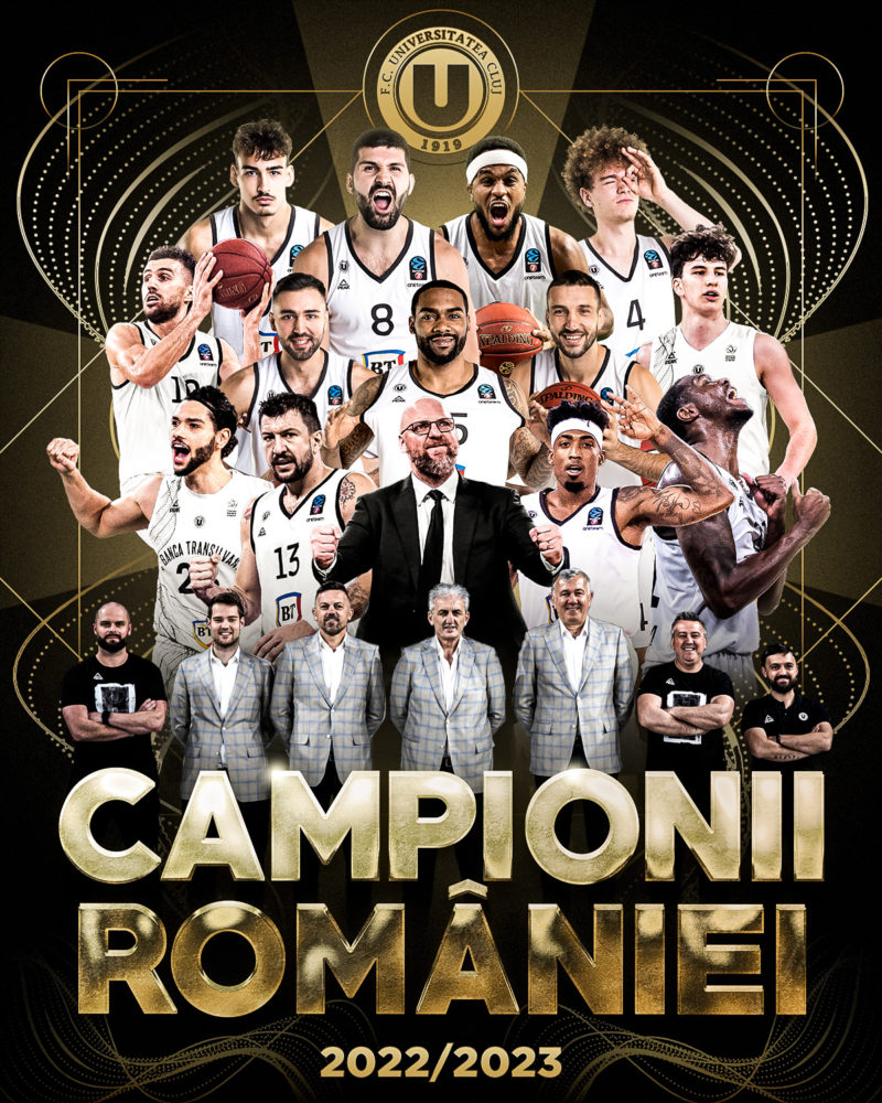 Baschetbaliștii de la U-BT, campioni ai țării