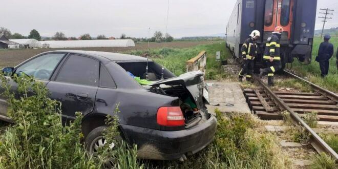 Accident feroviar în localitatea mureșeană Dumbrăvioara