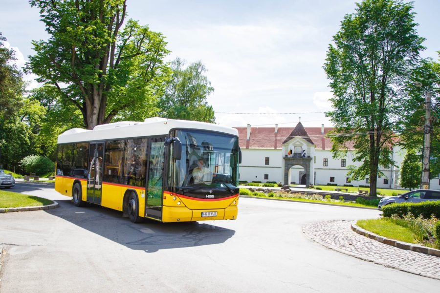 Locuitorii din Miercurea-Ciuc folosesc tot mai mult transportul în comun