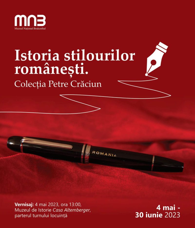Colecţie unică de stilouri şi instrumente de scris la Muzeul Naţional Brukenthal